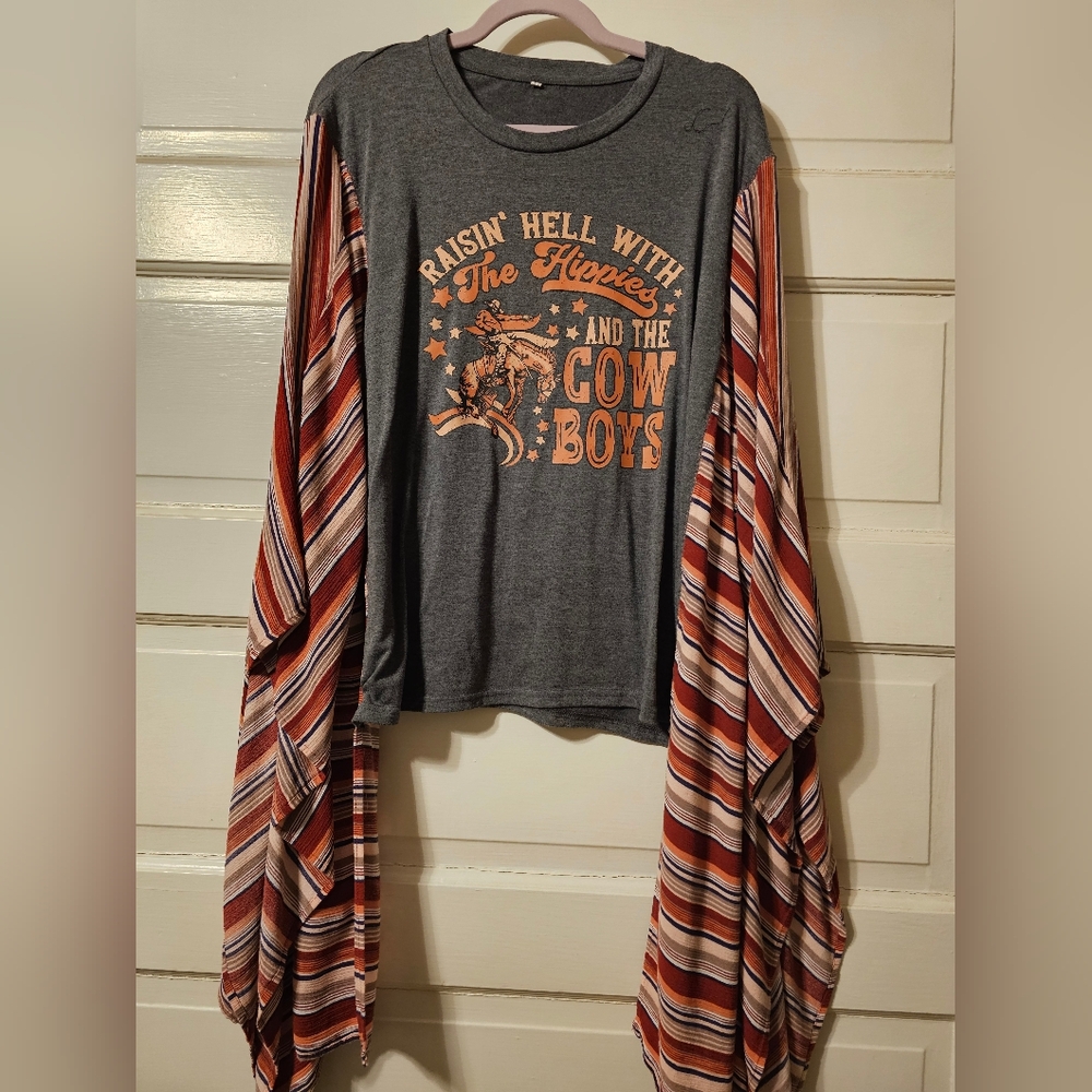 Raisin' Hell Graphic Concert Kimono Tee